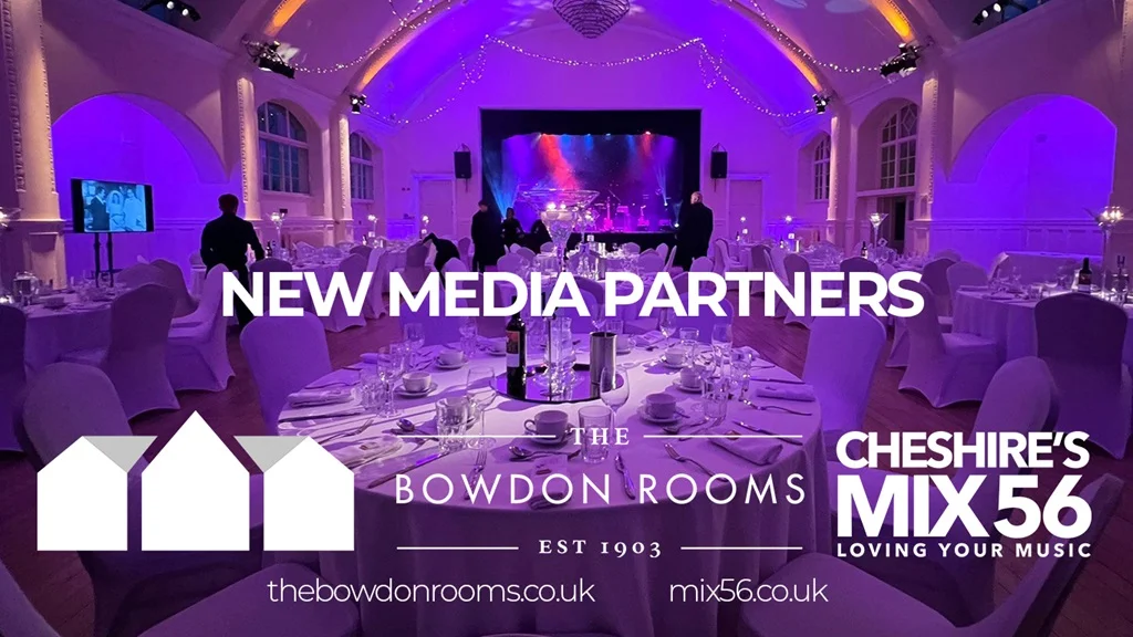 Bowdon Rooms Altrincham and MIX56 media partner