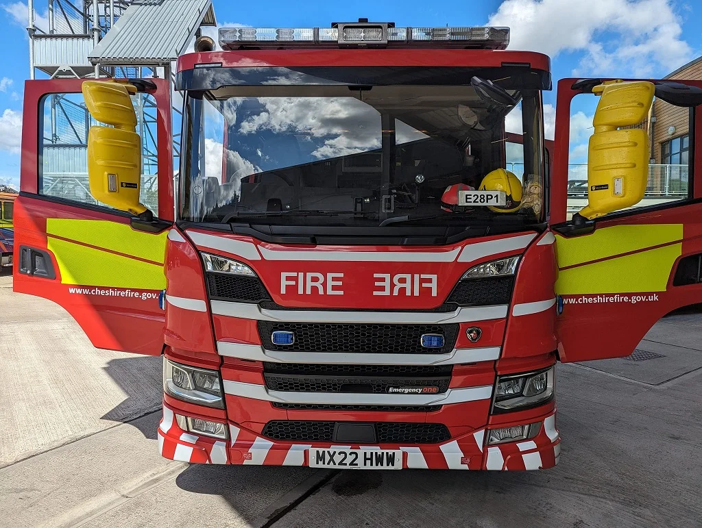 Mix 56 Live broadcast from Lymm Fire Station