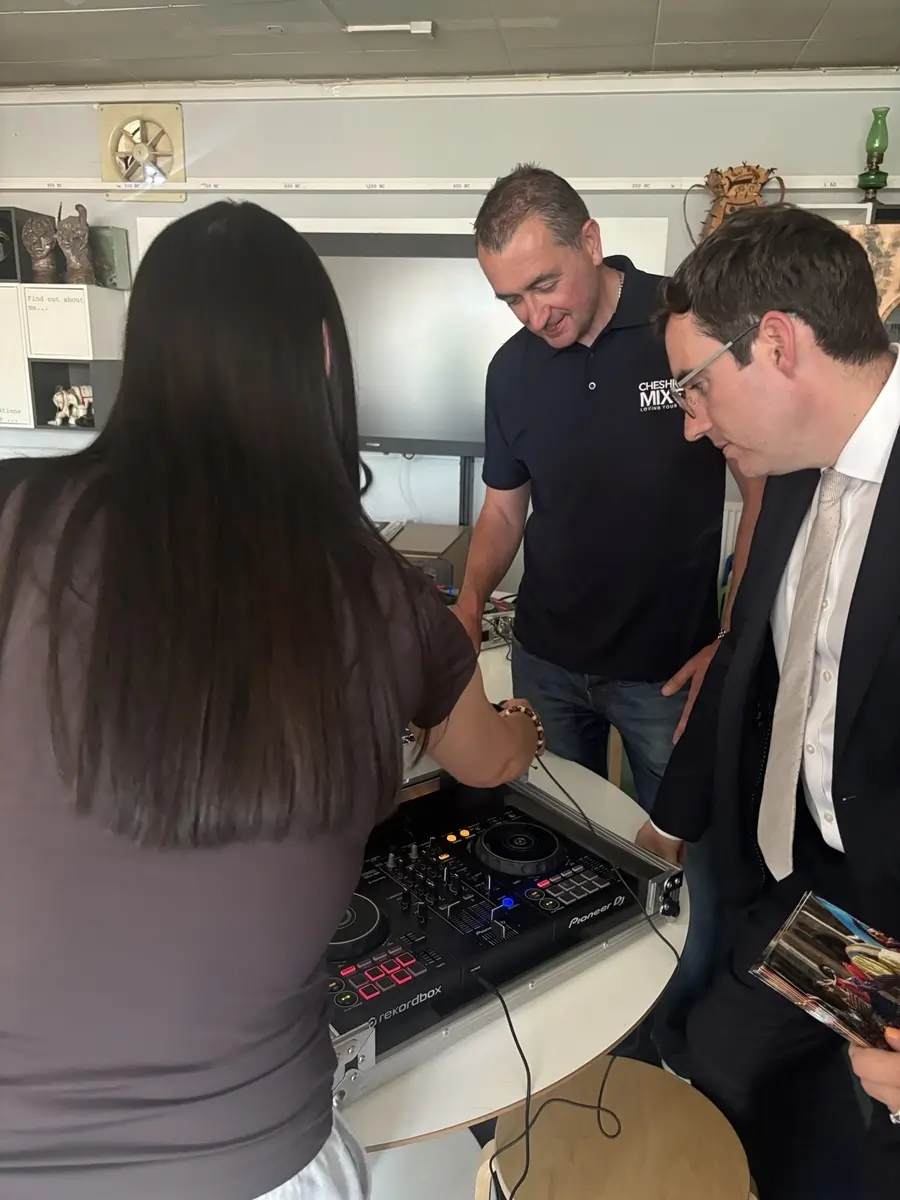 Police & Crime Commissioner Dan Price and Paul Smith from MIX 56 give it a go!
