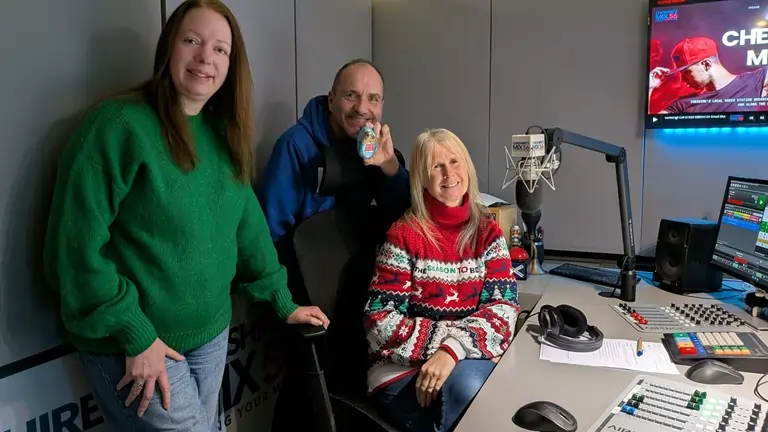 Helen and Tracey from Lymm Rocks join Phil Roberts on the MIX56 Morning Show