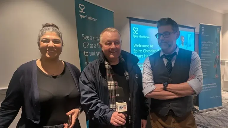 Dr Fozia Ahmed Spire Cheshire Dr Robert Butler Consultant Cardiologist Warrington MIX56