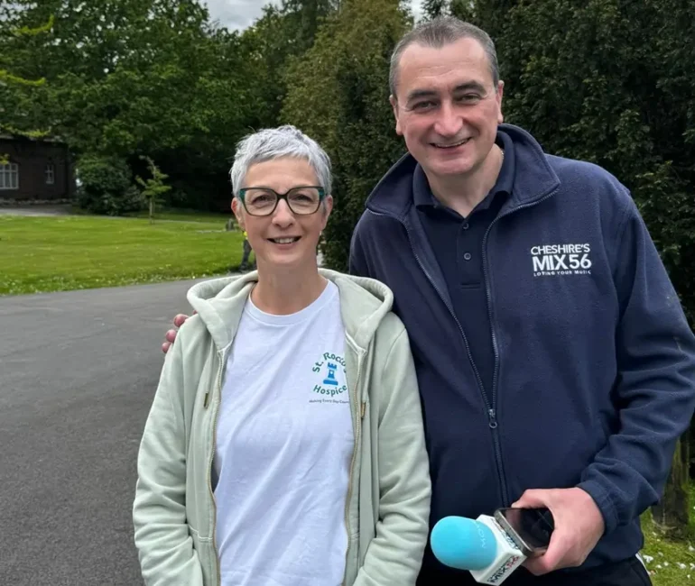 sonya currey chief executive st roccos chats to Smithy MIX56