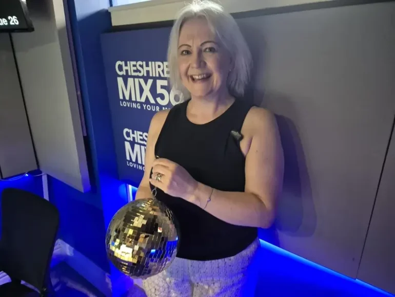 beverley scott heron goes strictly for St roccos hospice on MIX56