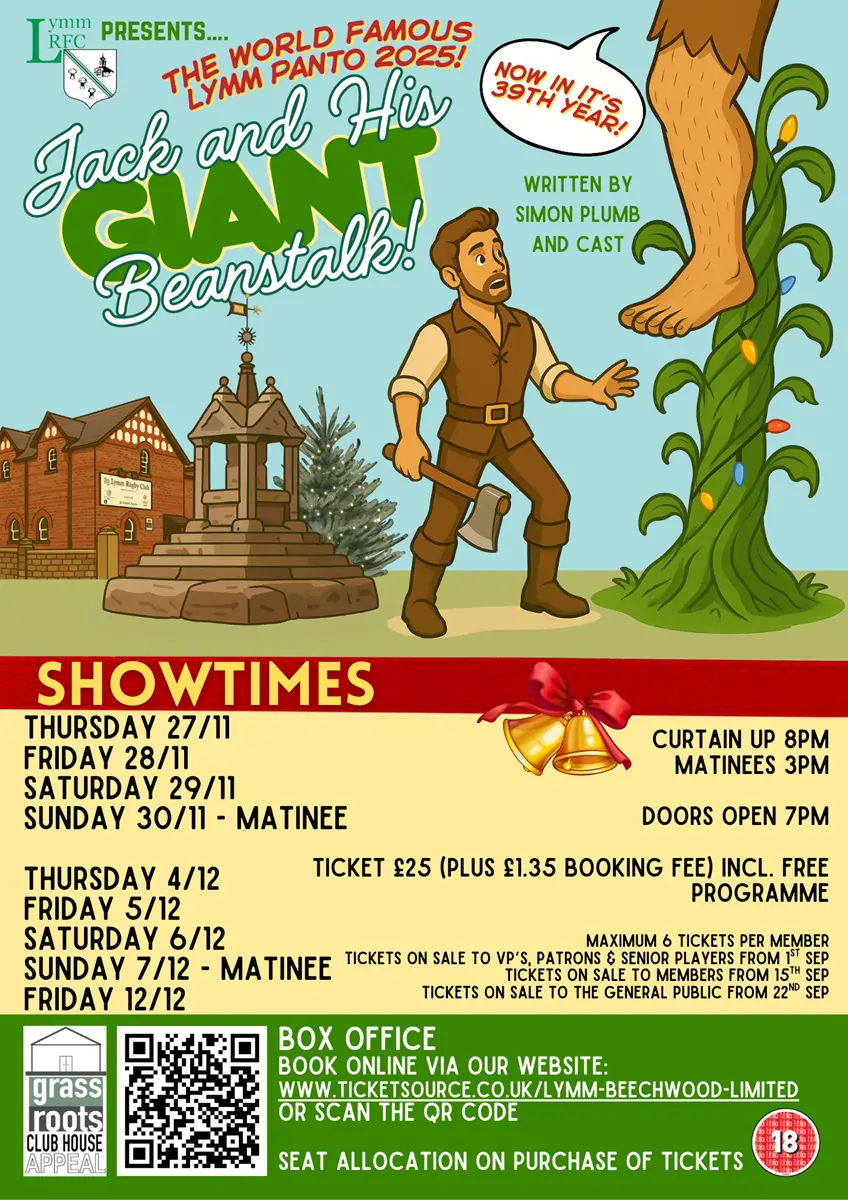 Lymm Rugby Club Panto Simon Plumb MIX56