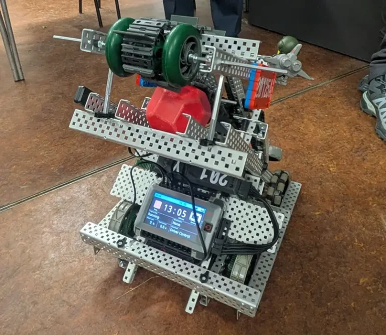 Dan price Crime commissioner cheshire celebrates SWAP fund helping cadets robots project in Macclesfield