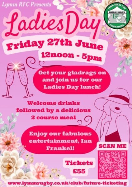 Lymm Rugby Club presents – Ladies Day – Marquee Events
