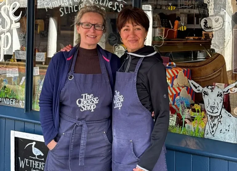 stefan meets Ann from the Cheese Shop Chester
