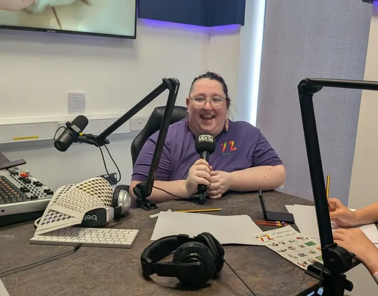 Lizzie warrington youth zone radio studio MIX56