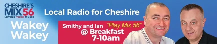 smithy ian breakfast show good morning cheshire MIX56. Paul Smith Ian James