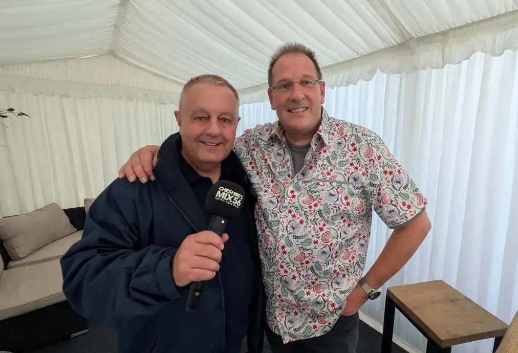 nantwich food fest Nigel Brown celebrity chef with MIX56