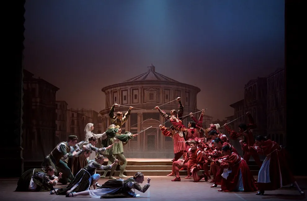 English National Ballet dancers