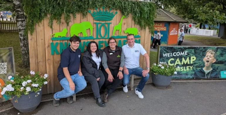 knowsley safari park promotional feature on MIX56 location broadcast